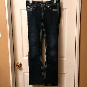 Silver bootcut jeans